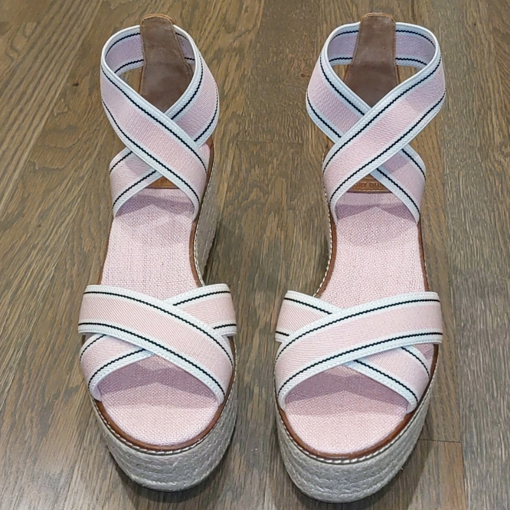 NEW Tory Burch Frieda Espadrille Platform Sandal - Picture 8 of 15